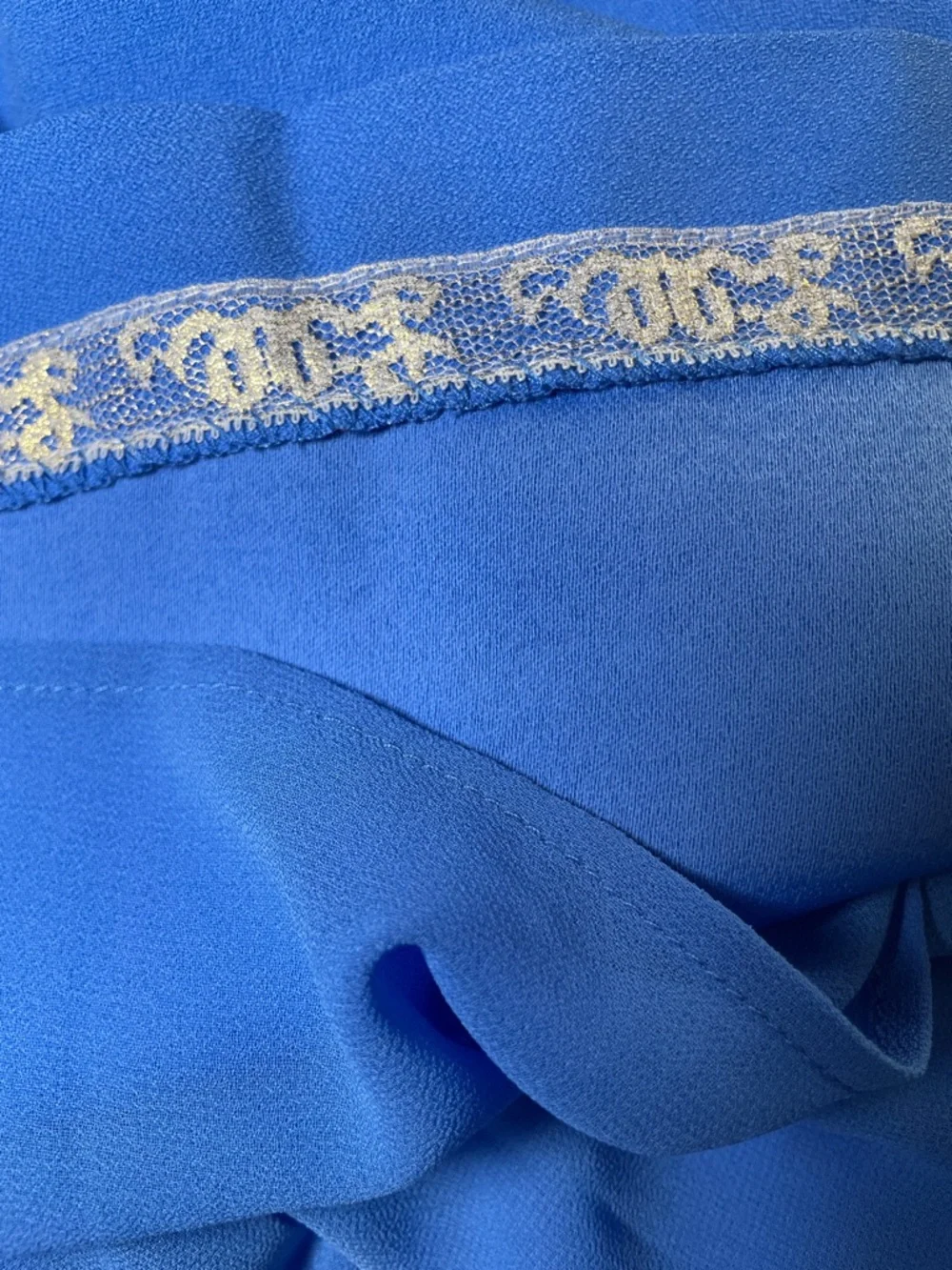 Lilly Pulitzer Amayah Soft Shift Blue Sleeveless Dress with Lace Trim sz 8 - Picture 5 of 12
